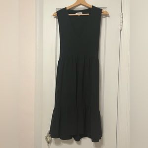 Calvin Klein Black Midi Dress with Pockets